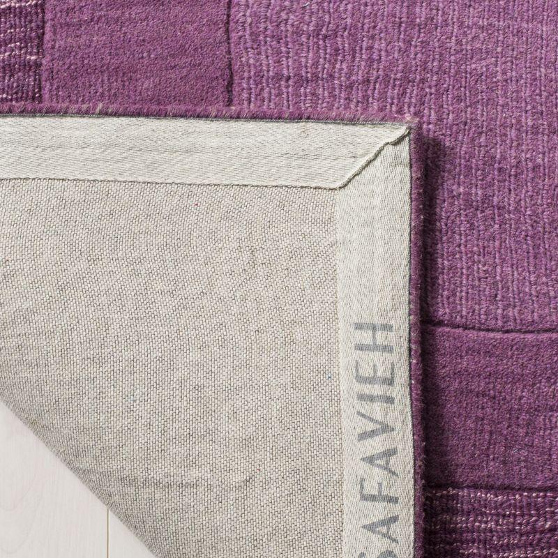 Impressions IM821 Hand Loomed Area Rug - Fuchisa/Purple - 6'x6' - Safavieh