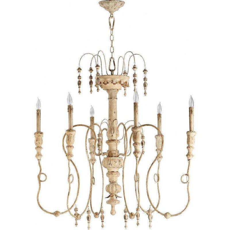 Quorum Lighting Salento 6-Light Persian White Chandelier