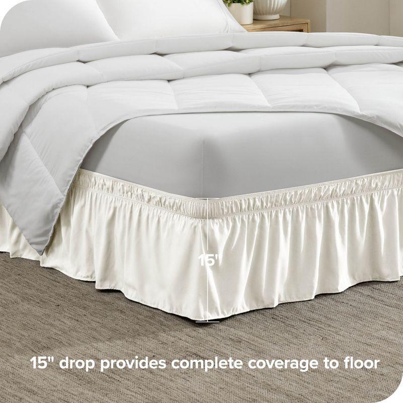 Bare Home Ruffled Wrap Around Bed Skirt