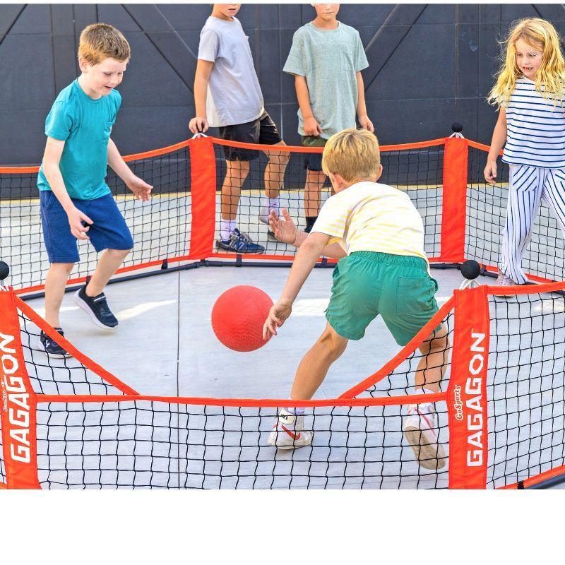 GoSports Gagagon Gaga Ball Pit - Portable Indoor/Outdoor Game Set - Includes 2 Balls and Carrying Case