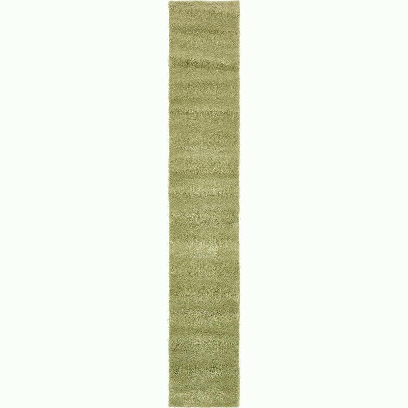 Unique Loom 2' 2 x 13' 0 Solo Calabasas Light Green Area Rug