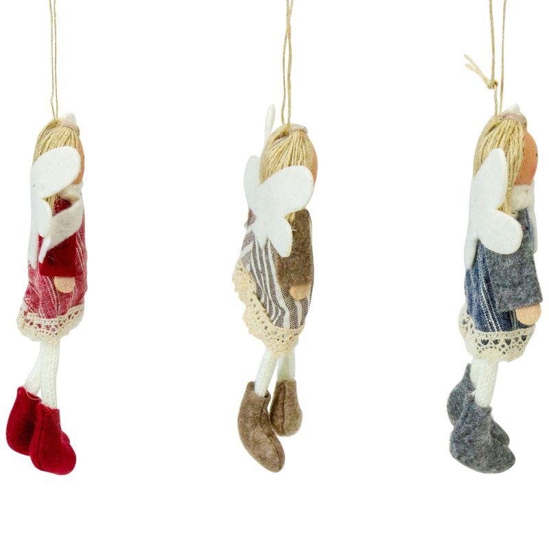 Hanging Angel Doll Christmas Ornament (Set of 3)