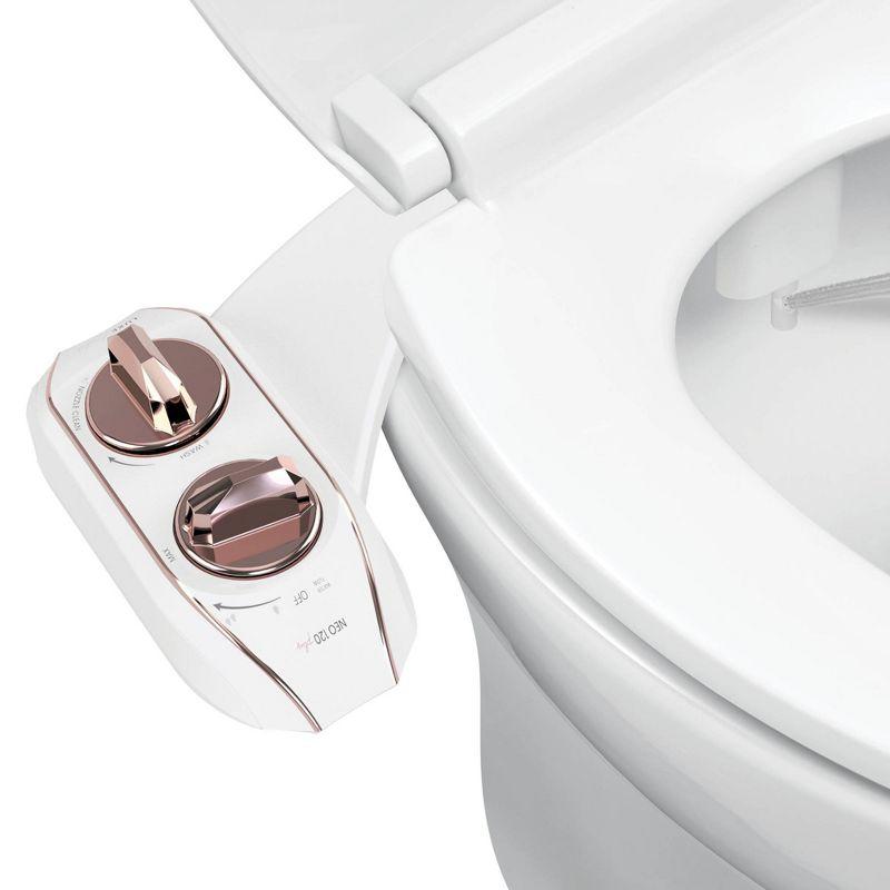 Rose Gold Cold Water Bidet Attachment with Self-Cleaning Mode