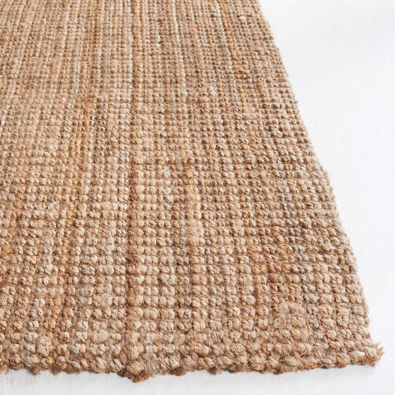 Hand-Knotted Artisan Jute Area Rug, Natural, 4' x 6'