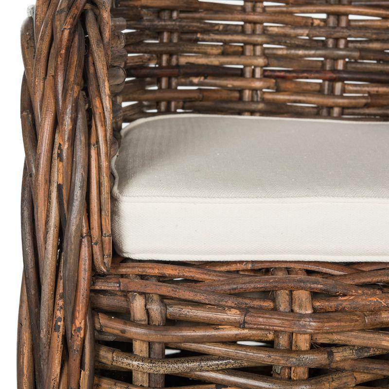 Nita Wicker Club Chair - Natural - Safavieh