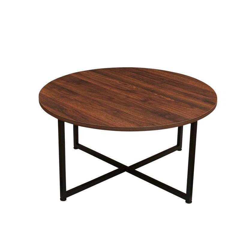 Household Essentials Jamestown Round Coffee Table