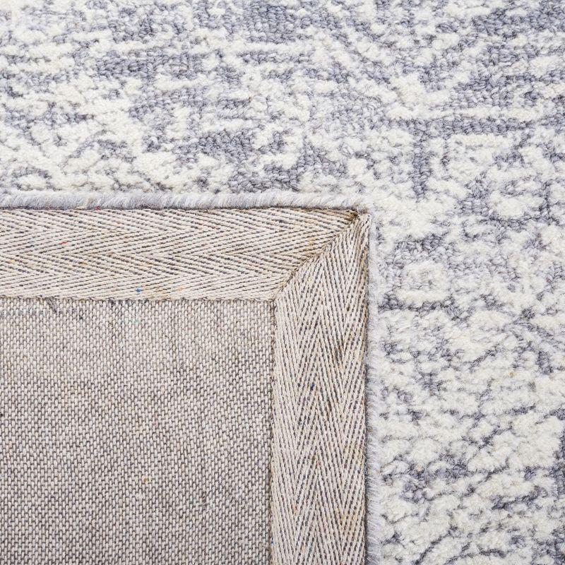 Metro MET184 Hand Tufted Indoor Area Rug - Grey/Ivory - 8'x10' - Safavieh