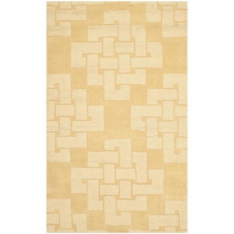 Martha Stewart Hand Tufted Wool Pile Geometric Rug