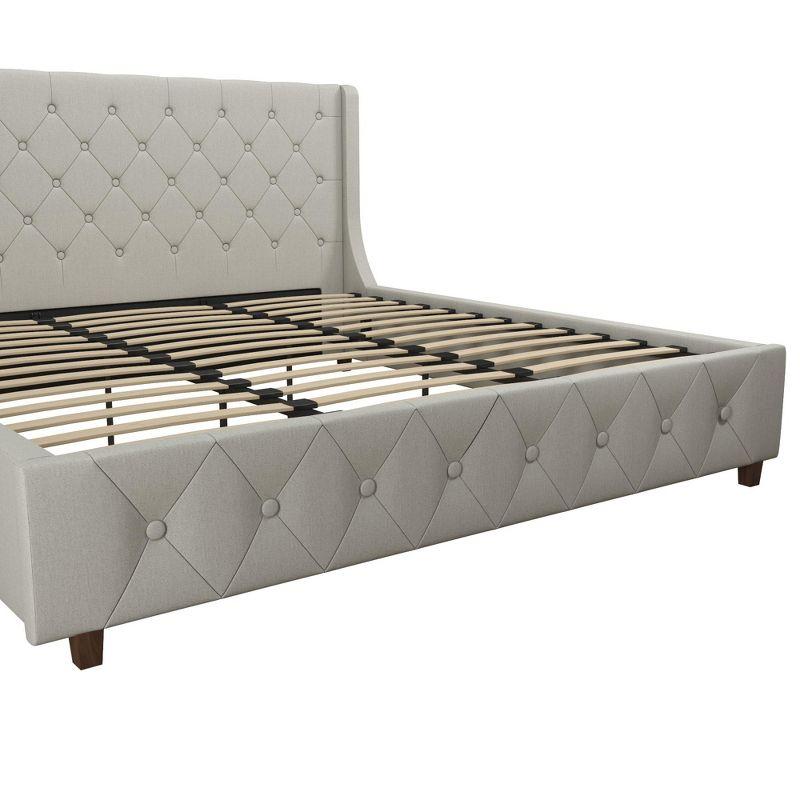 CosmoLiving by Cosmopolitan Mercer Tufted Upholstered Platform Bed