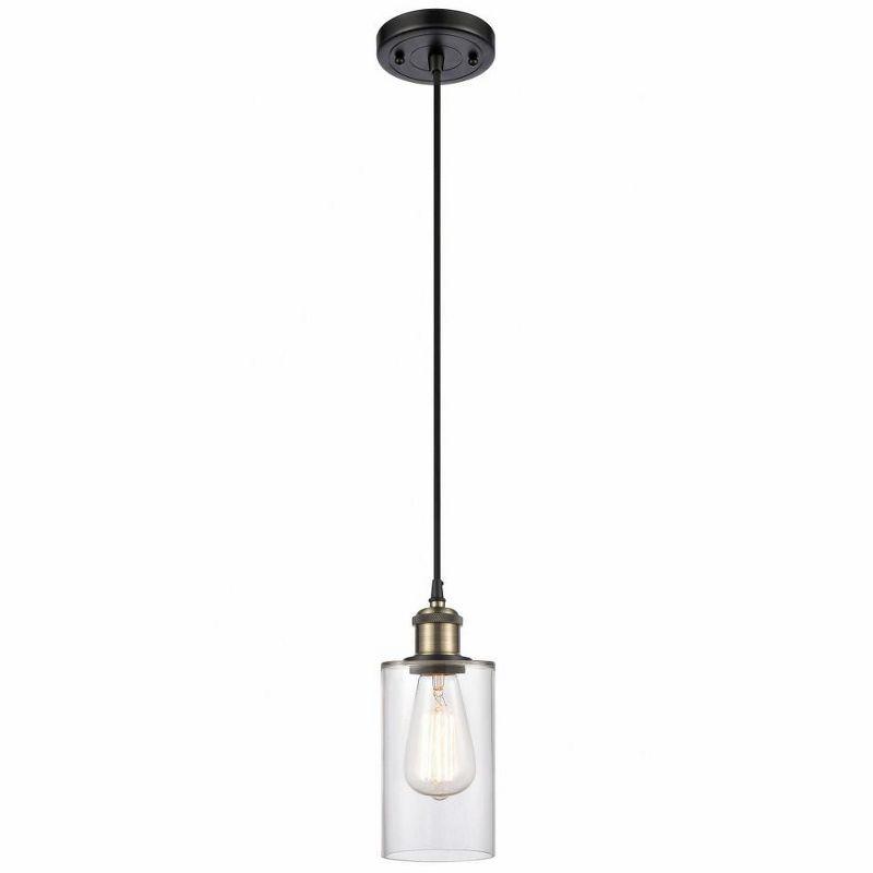 Innovations Lighting Clymer 1 - Light Pendant in  Black Antique Brass