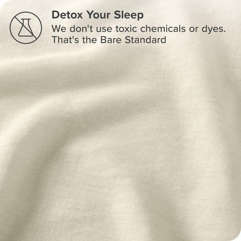 Bare Home Linen Duvet Cover Set