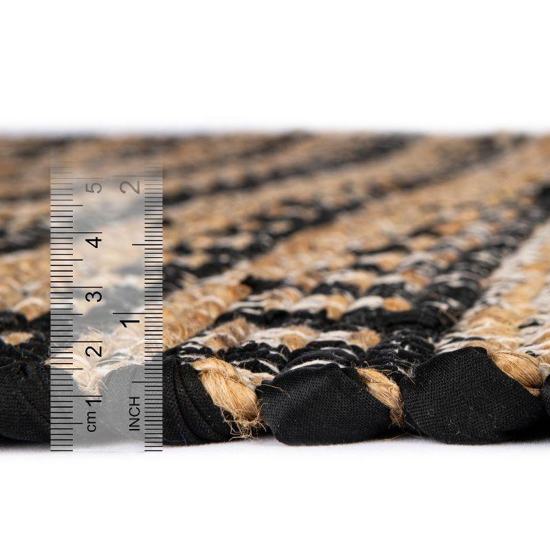 Unique Loom 2' 2 x 6' 1 Chindi Jute  Runner Rug