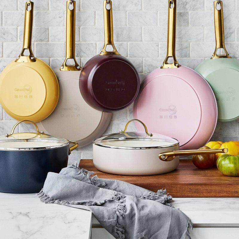 GreenPan ™ Reserve Taupe 10-Piece Ceramic Non-Stick Cookware Set with Bonus Cookbook