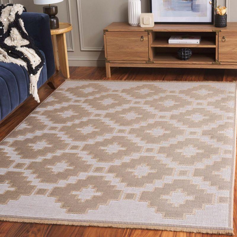 Aspect APE452 Power Loomed Area Rug - Natural/Ivory - 5'3"x7'6" - Safavieh.