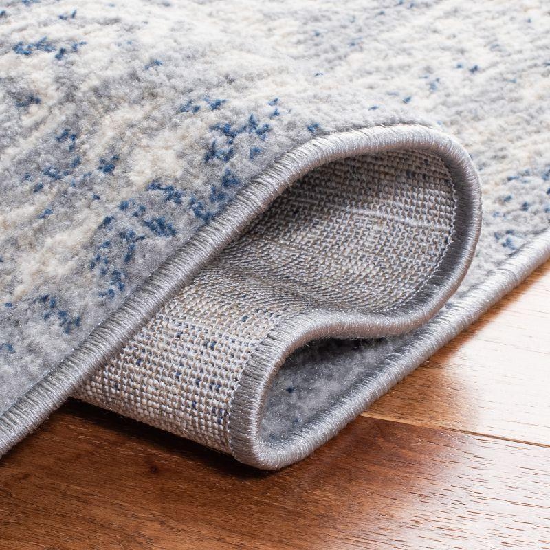 Brentwood BNT899 Power Loomed Indoor Accent Rug - Ivory/Light Grey - 3'x5' - Safavieh