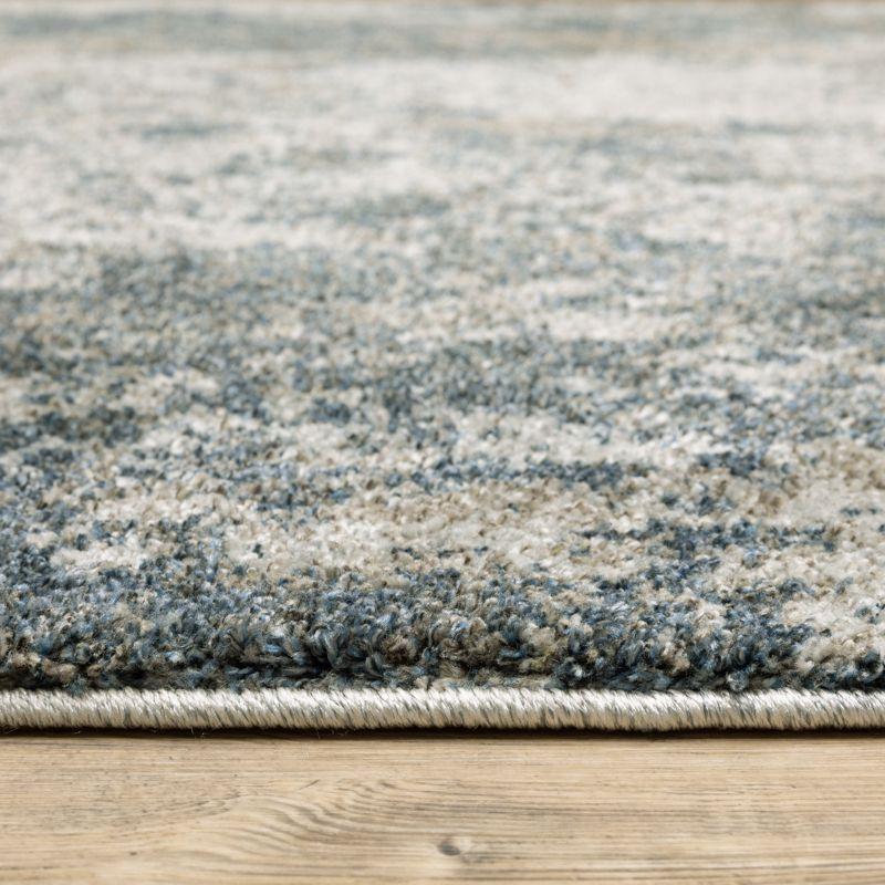 Oriental Weavers Alton 531L9 Teal/ Grey Indoor Area Rug - 5'3" x 7'6"