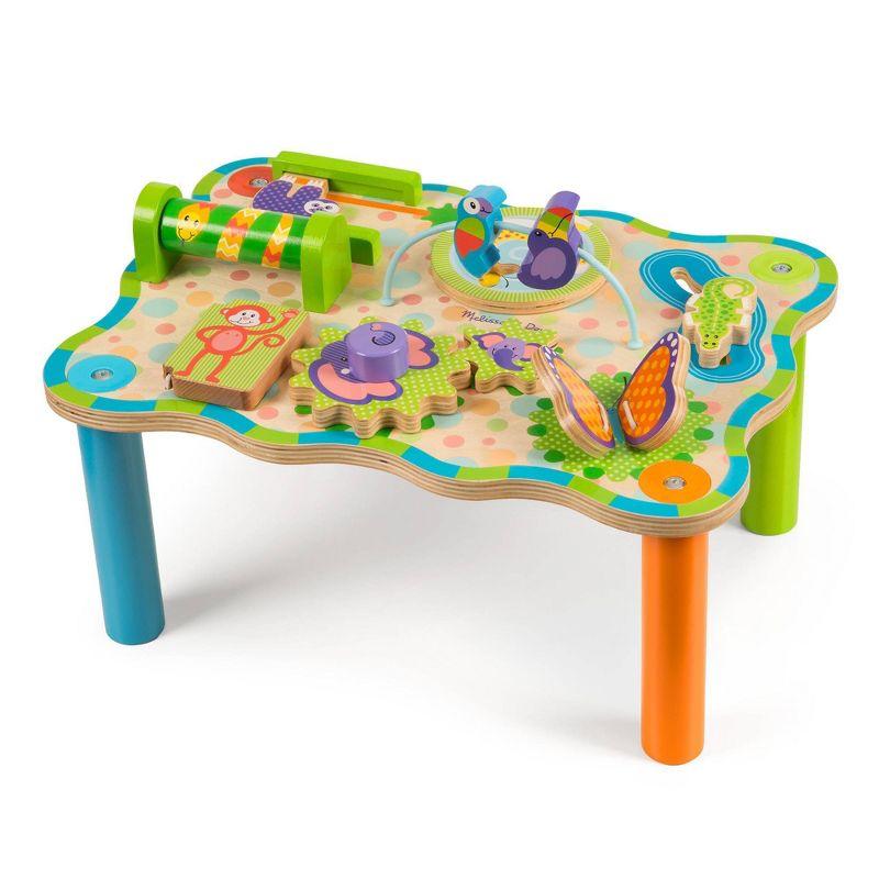 Colorful Jungle-Themed Wooden Activity Table for Toddlers