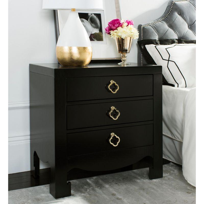 Nero 3 Drawer Nightstand  - Safavieh