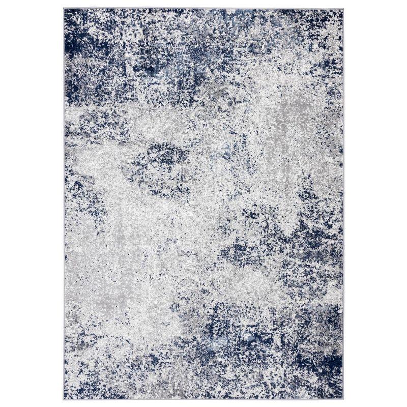 Luxe Weavers Modern Abstract Area Rug, Blue 5x7