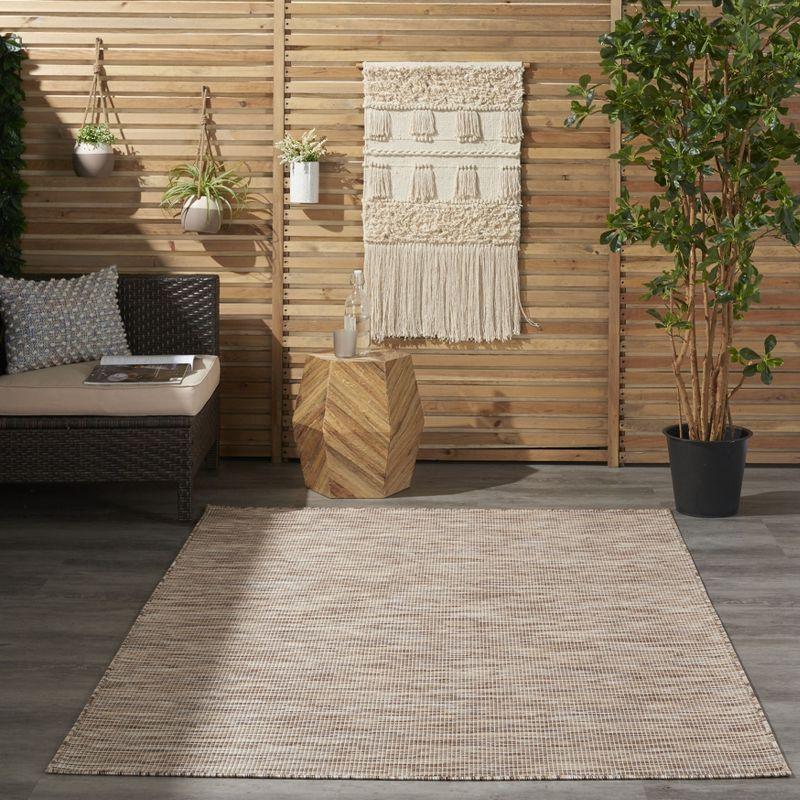 Nourison Positano Solid Indoor Outdoor Rug