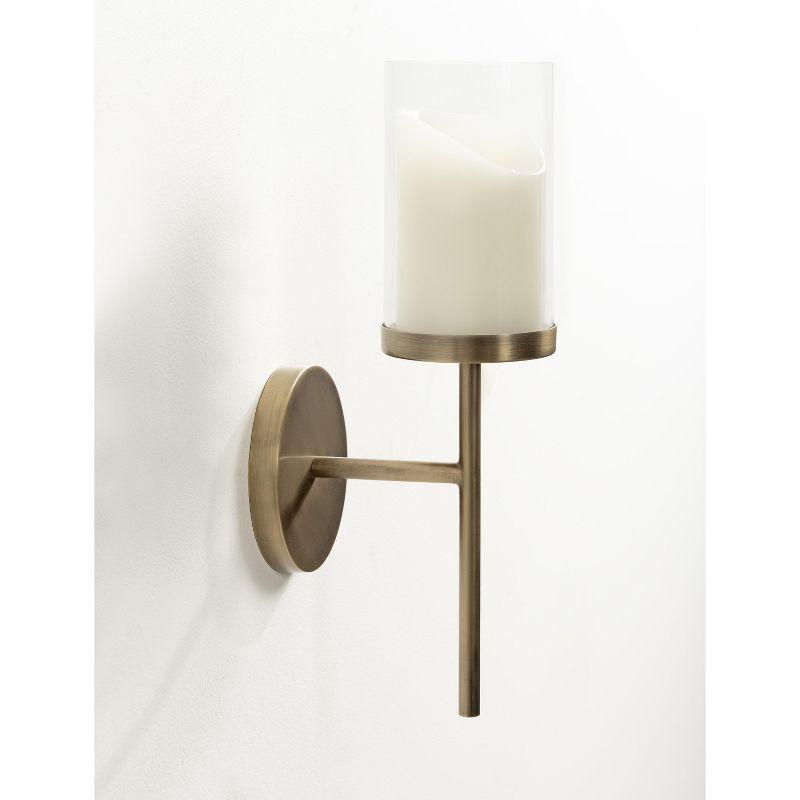 Kate and Laurel Blaise Metal Wall Sconce