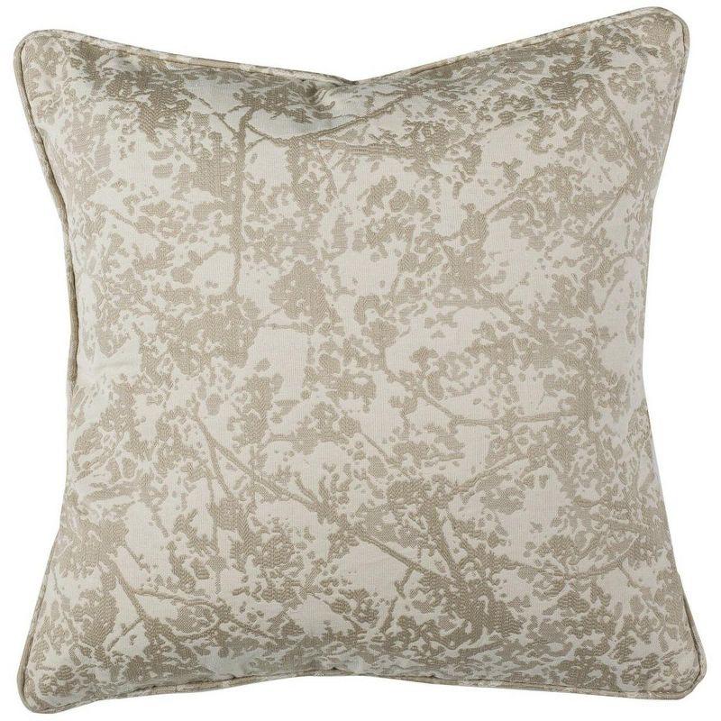 Simona Pillow - Natural - 18" X 18" - Safavieh.