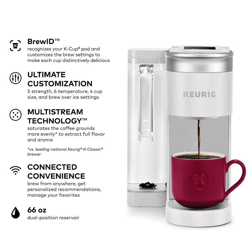 Keurig K-Supreme SMART Coffee Maker, Multistream Technology, Brews 6-12Oz Cup Sizes