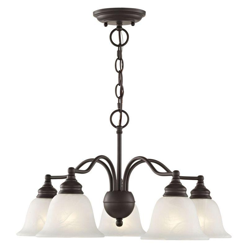 Livex Lighting Essex 5 - Light Chandelier in  Bronze