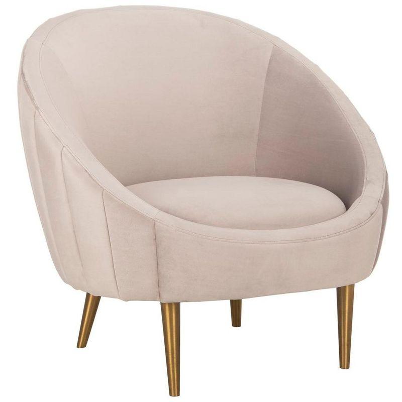 Razia Velvet Barrel Chair