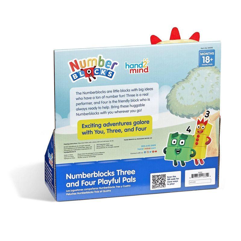 Hand2Mind Numberblocks Three and Four Playful Pals