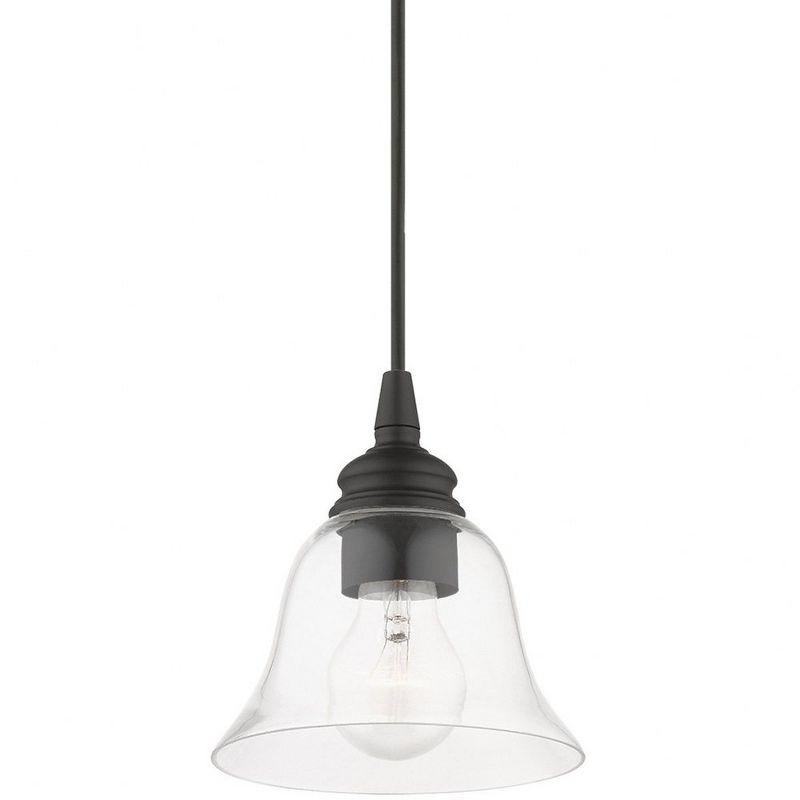 Livex Lighting Moreland 1 - Light Pendant in  Black