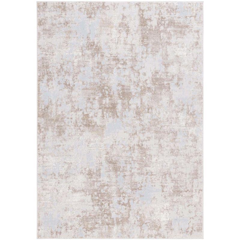 Continental CON112 Power Loomed Indoor Area Rug - Light Beige/Beige - 8'x10' - Safavieh