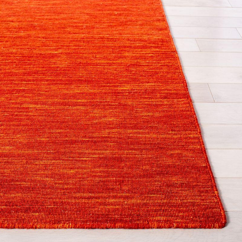 Kilim KLM850 Hand Loomed Area Rug - Red/Rust - 4'x6' - Safavieh