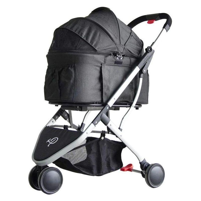 Petique Newport 3-in-1 Travel System Comfortable & Spacious Pet Animal Stroller