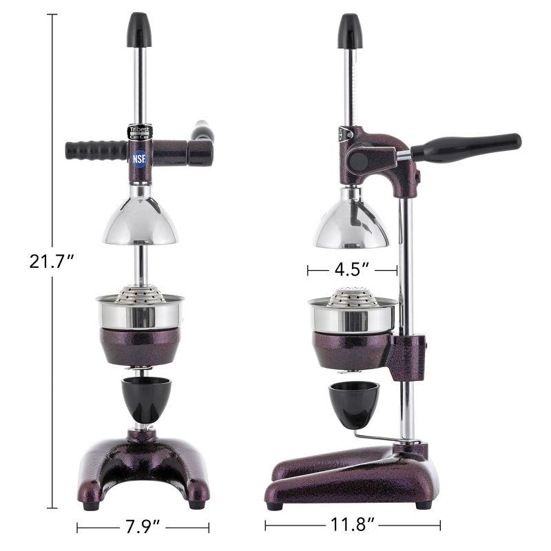 Tribest XL Purple Manual Juice Press for Citrus and Pomegranate