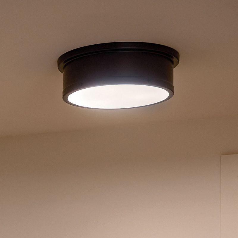Kichler Lighting Serca 3 - Light Flush Mount in  Black