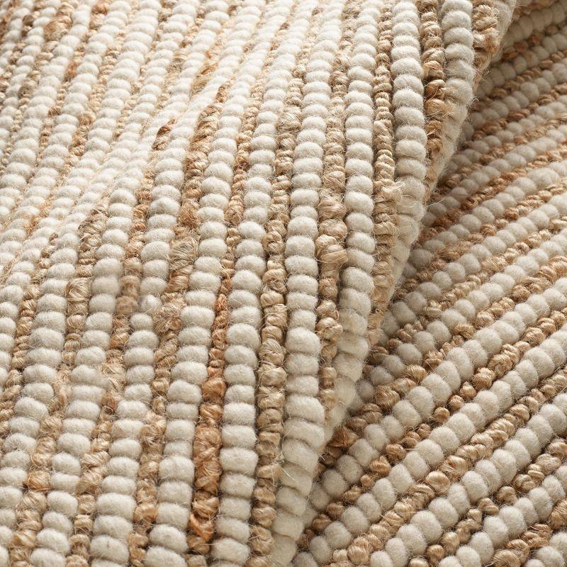 Dash and Albert Rugs Twiggy Natural Handwoven Wool/Jute Rug