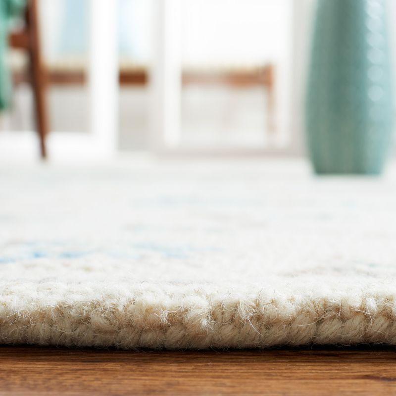 Micro-Loop MLP534 Hand Tufted Indoor Area Rug - Ivory/Grey - 9'x12' - Safavieh
