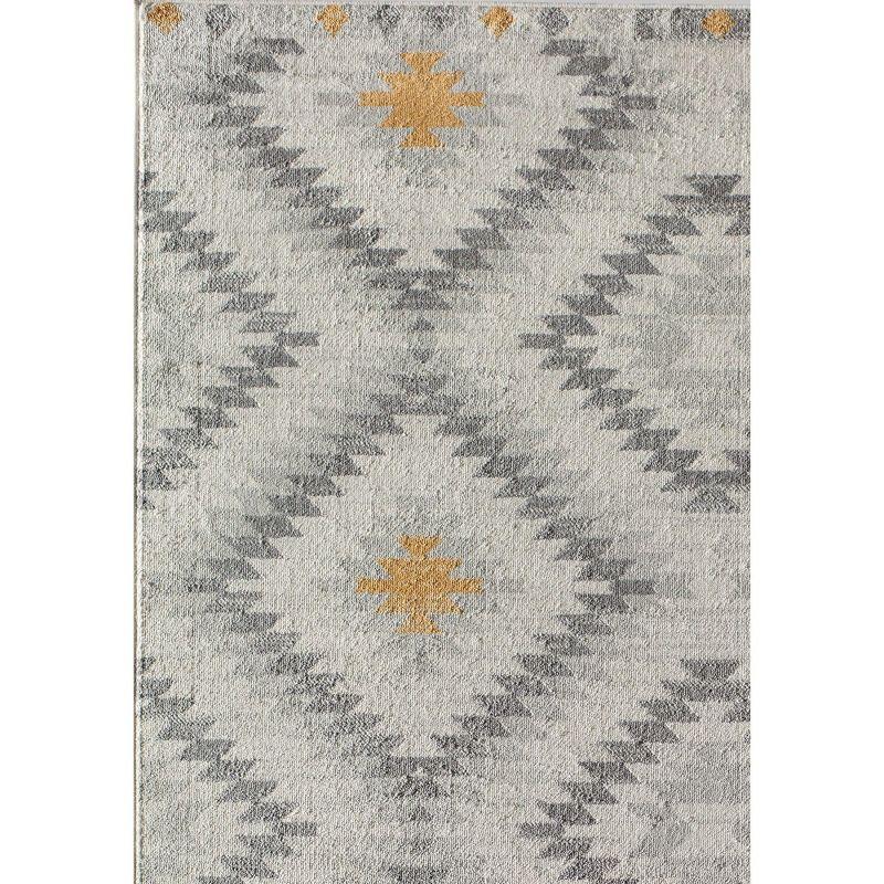 Bodrum Tribal Kilim Flame Area Rug