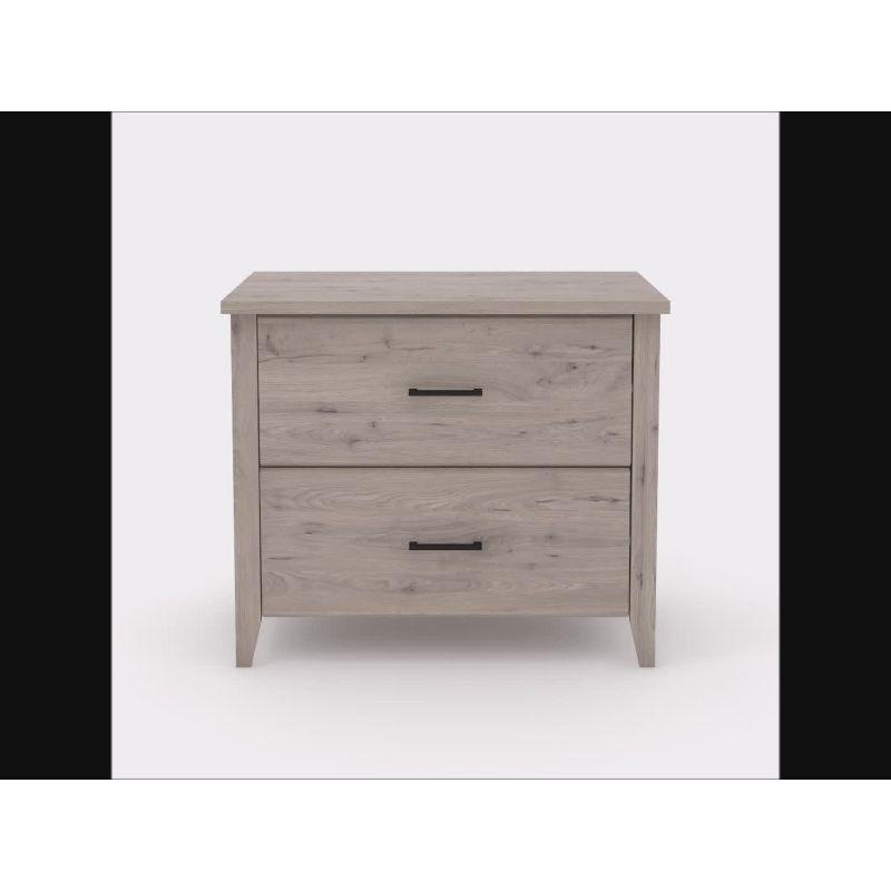 Laurel Oak 2-Drawer Legal Size Lateral File Cabinet