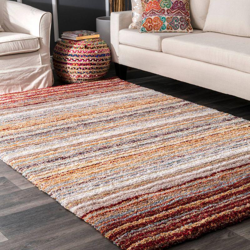 Drey Ombre Shag Area Rug - nuLOOM