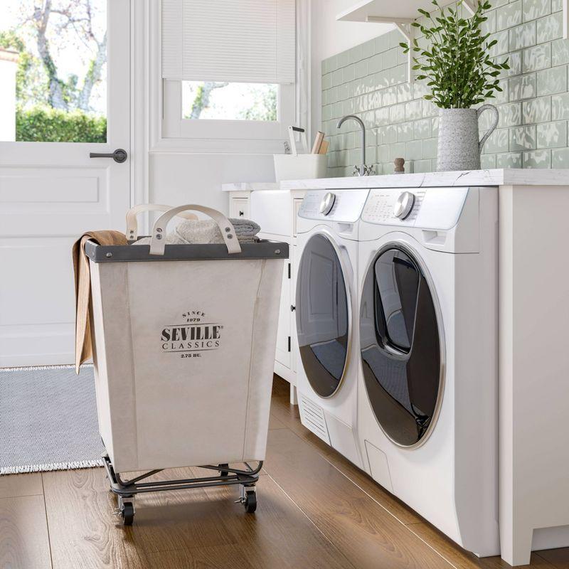 Rolling Commercial Laundry Hamper