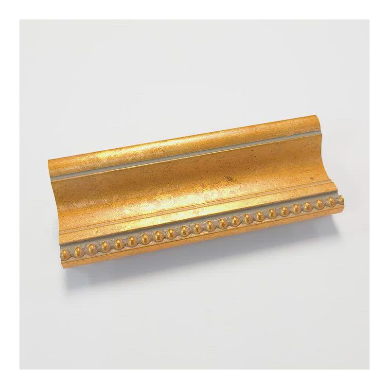 Amanti Art Townhouse Gold Wood Picture Frame Opening Size 24x36 in.