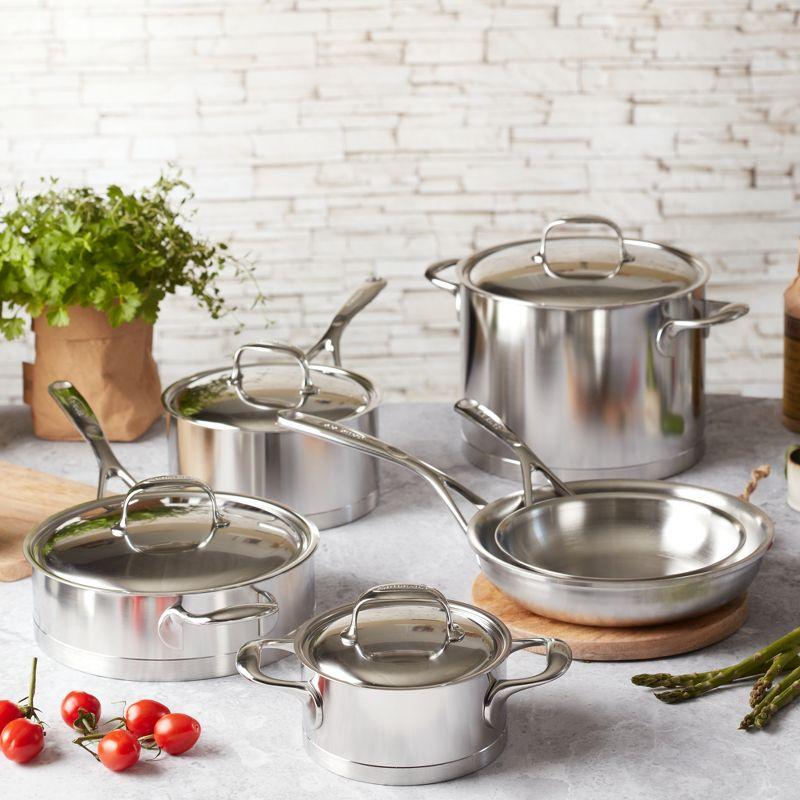 Demeyere Atlantis 10-Piece Stainless Steel Cookware Set