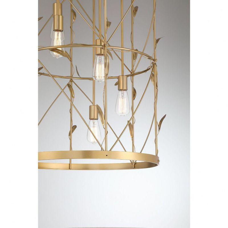 Lexington 5-Light Pendant in Burnished Brass