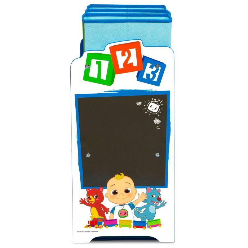 Cocomelon Design & Store 6 Bin Toy Storage Organizer - Greenguard Gold Certified