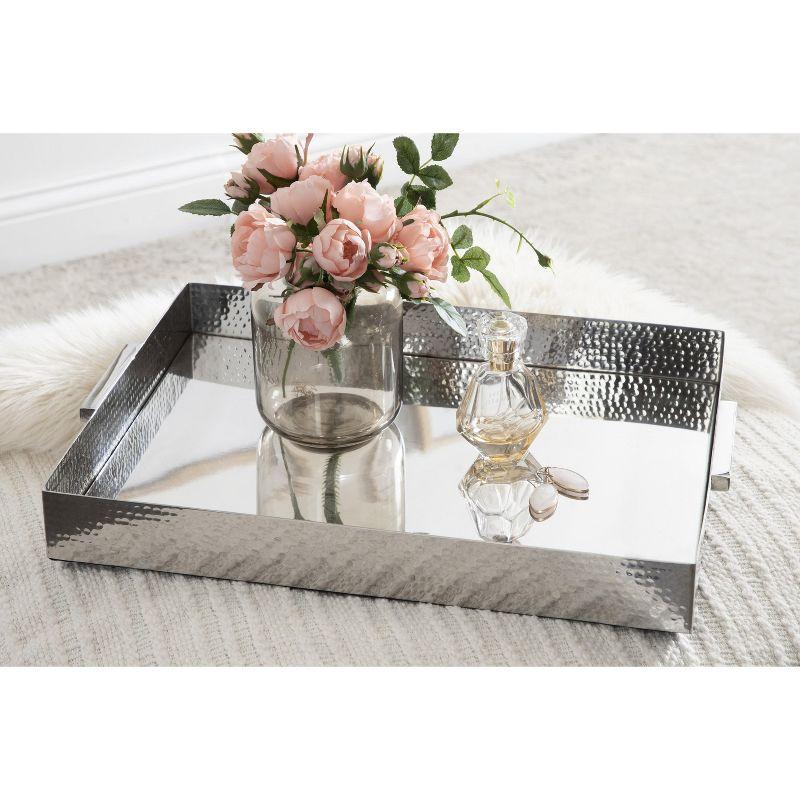 Kate and Laurel Praxis Wood Tiered Tray