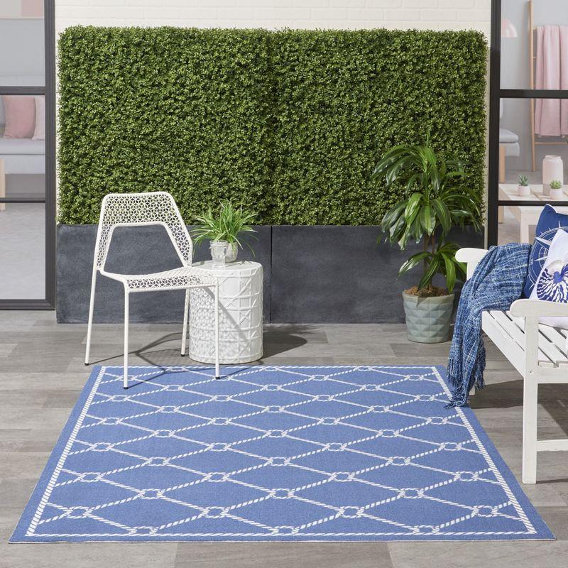 Waverly NauticalNavy Indoor/Outdoor Area Rug by Nourison