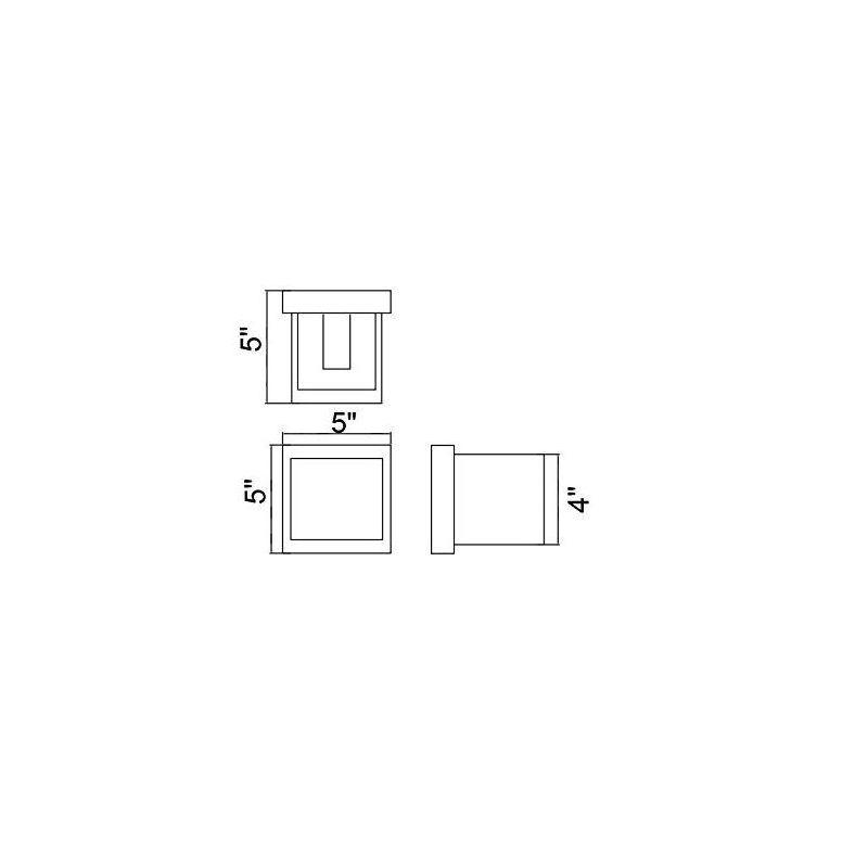 CWI Lighting Lilliana LED Wall Sconce With Black Finish
