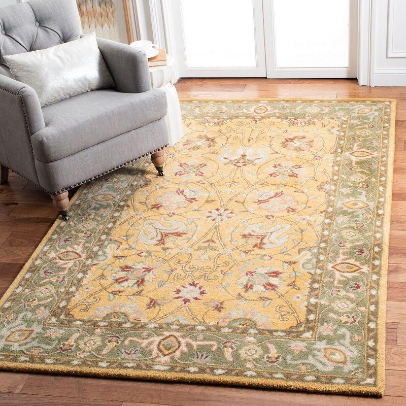 Antiquity AT21 Hand Tufted Indoor Accent Rug - Gold - 3'x5' - Safavieh